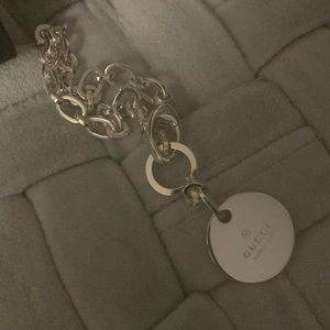 Gucci Logo charm 7in bracelet